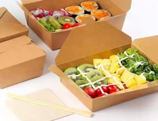 HỘP GIẤY KRAFT ĐỰNG ĐỒ ĂN 900ML