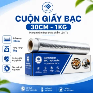Cuộn giấy bạc 30cm-1kg