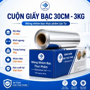 Cuộn giấy bạc 30cm-3kg