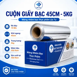 Cuộn giấy bạc 45cm-5kg