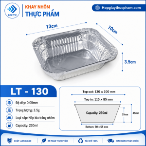 Khay giấy bạc  230ml