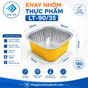 Khay nhôm 180ml