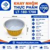 Khay nhôm tròn 1700ml