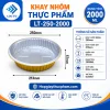 Khay nhôm tròn 2000ml