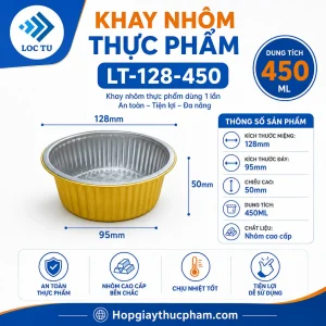 Khay nhôm tròn
