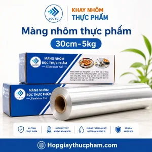 Màng nhôm thực phẩm 30cm-5kg