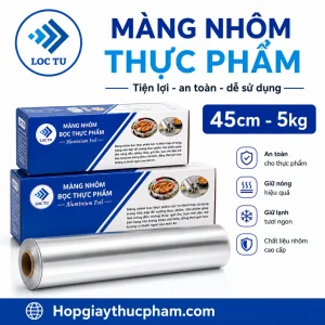 Màng nhôm thực phẩm 45cm-5kg