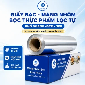 Cuộn giấy bạc 45cm-3kg