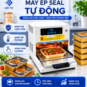 Máy ép seal khay nhôm tự